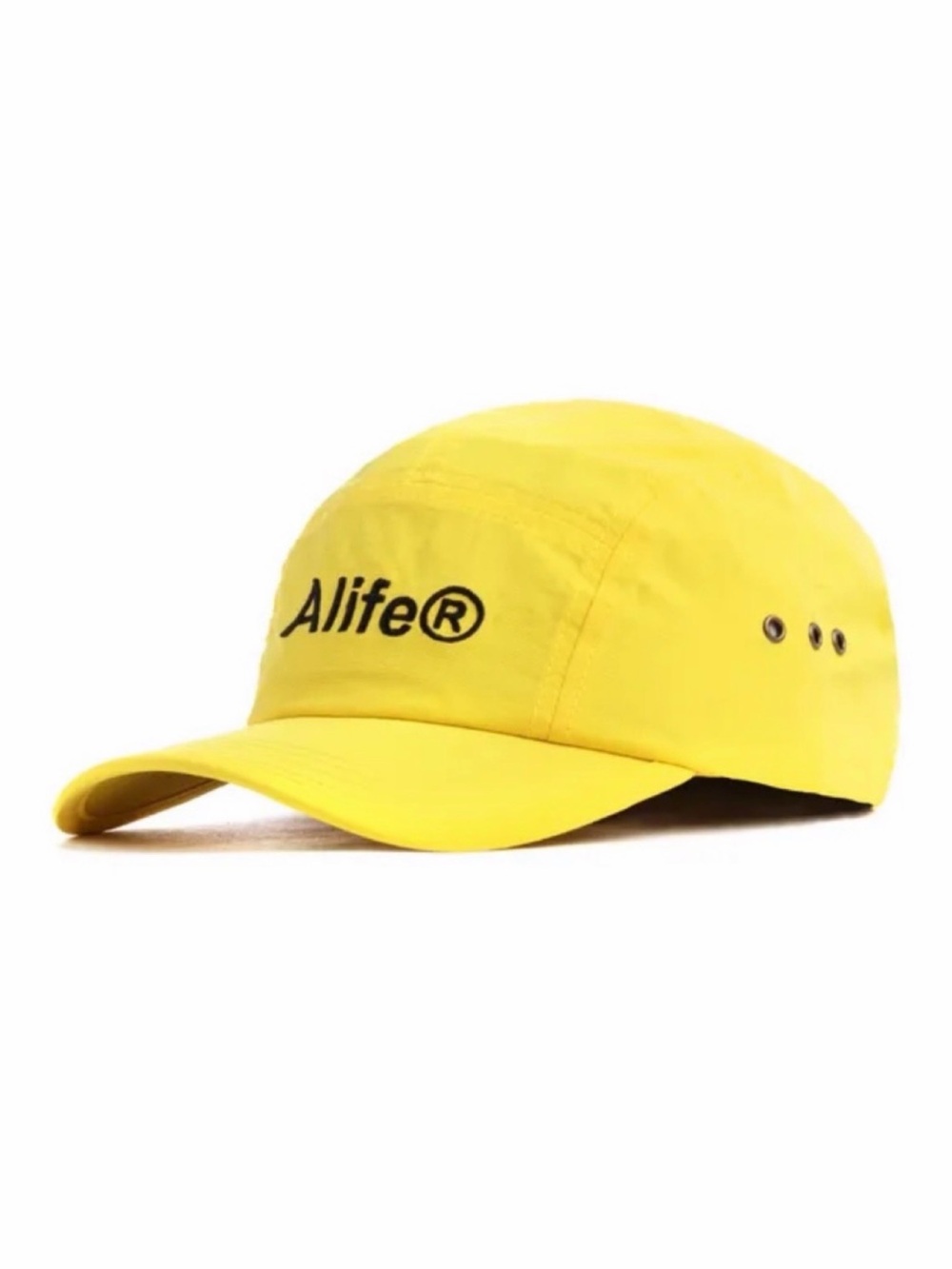 ALIFE • Five Panel Yellow Logo Baseball Cap